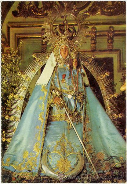 Postais: TARJET&Oacute;N A NTRA. SRA. DE CORTES ALCARAZ (ALBACETE), CON LARGO POEMA DE MAYOS. TAMA&Ntilde;O: 9.9x14.5 CM