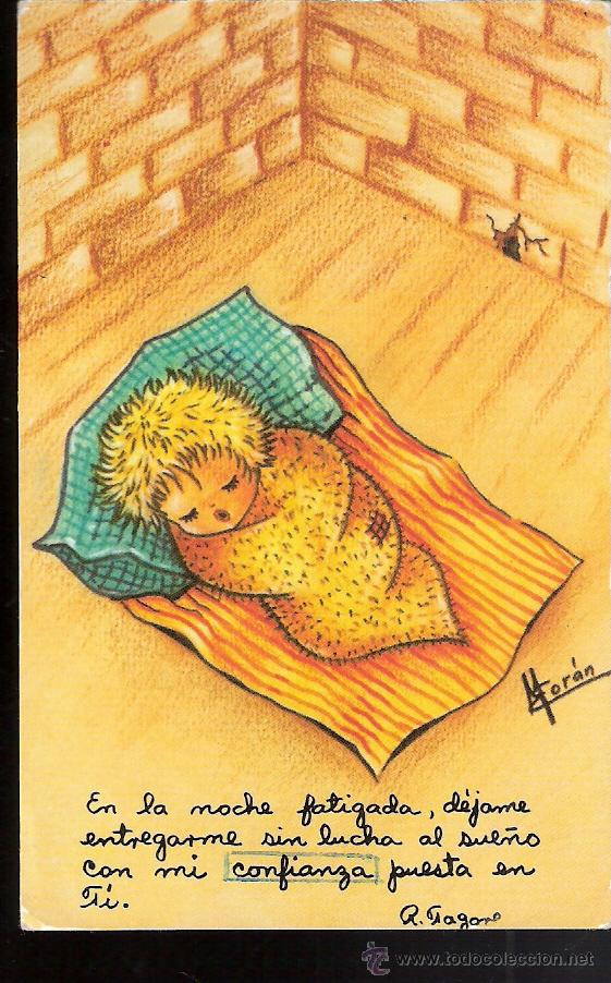 Postales: Recordatorio. Texto Rabindranath Tagore. - Foto 1