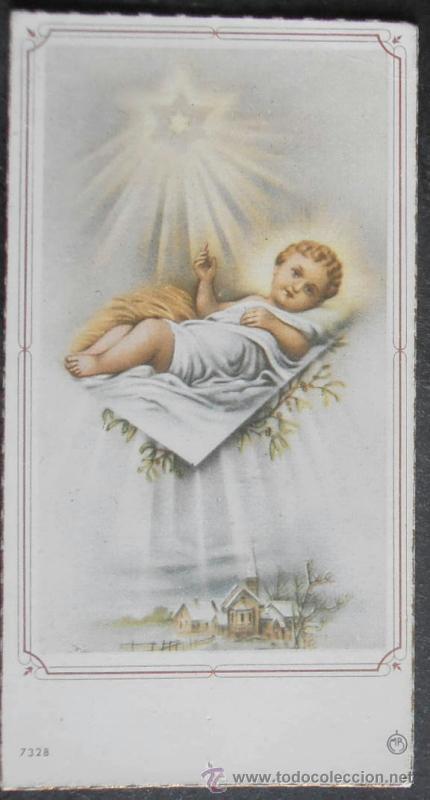 Postales: (0467)ESTAMPA 10X5.5 CM APROX,NI&Ntilde;O JESUS,CONSERVACION: