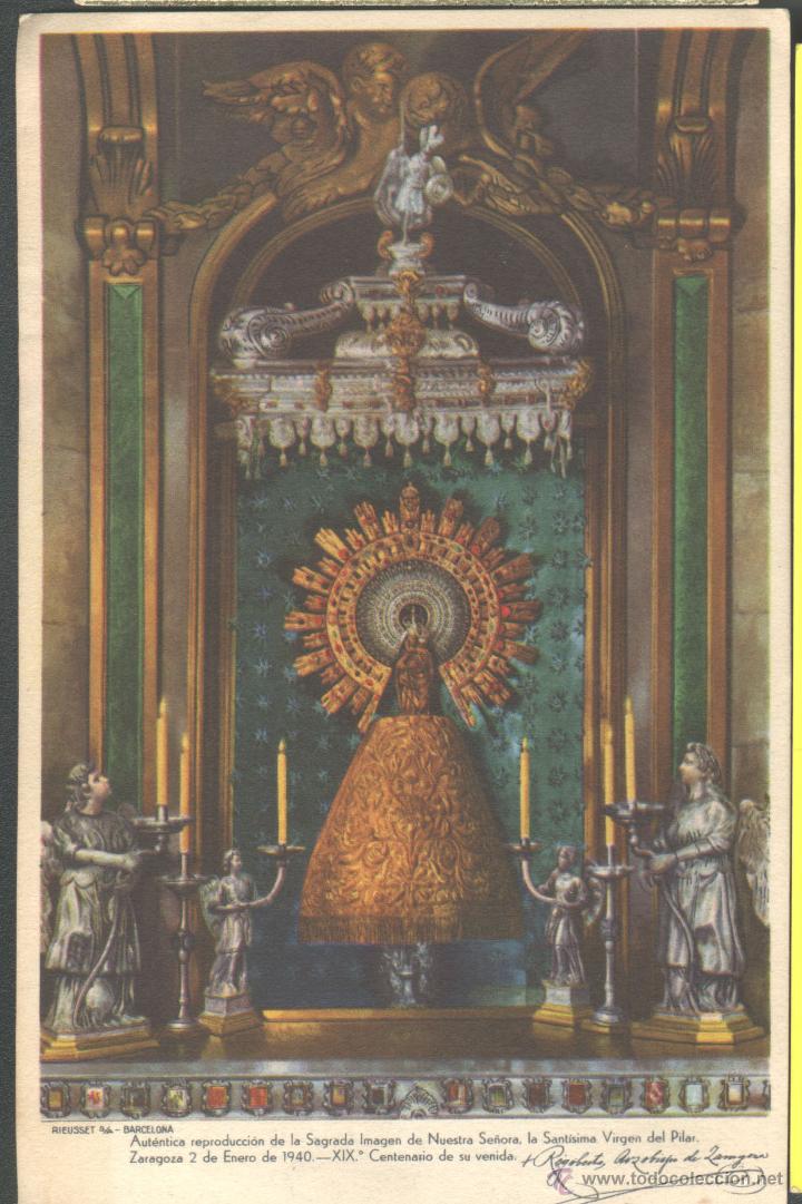 Postales: ESTAMPA OFICIAL DEL CENTENARIO DE LA VENIDA DE LA VIRGEN DEL PILAR
