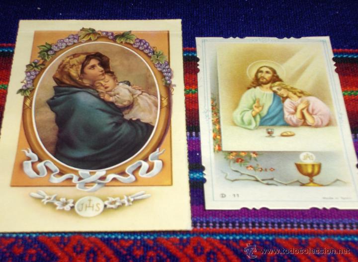 Cartoline: LOTE 2 ESTAMPAS RELIGIOSAS JESU&Iacute;TAS COMPA&Ntilde;&Iacute;A DE JES&Uacute;S.