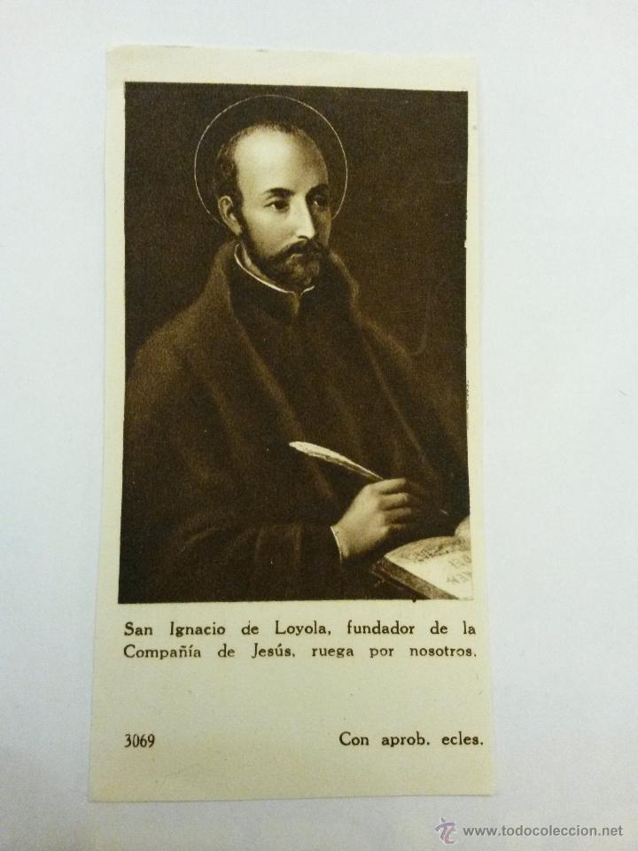 Postales: Estampa san ignacio de loyola