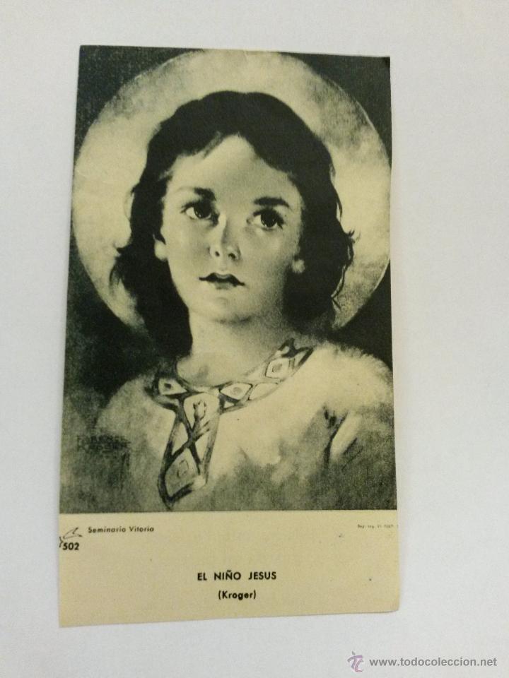 Postales: Estampa ni&ntilde;o jesus