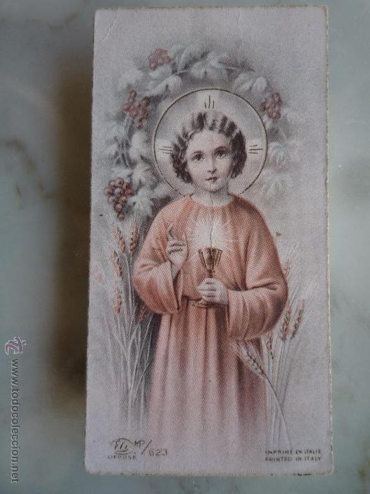 Postales: Estampa peque&ntilde;a antigua *Ni&ntilde;o Jes&uacute;s* Ed. MP. Italy. Original a&ntilde;os '40.