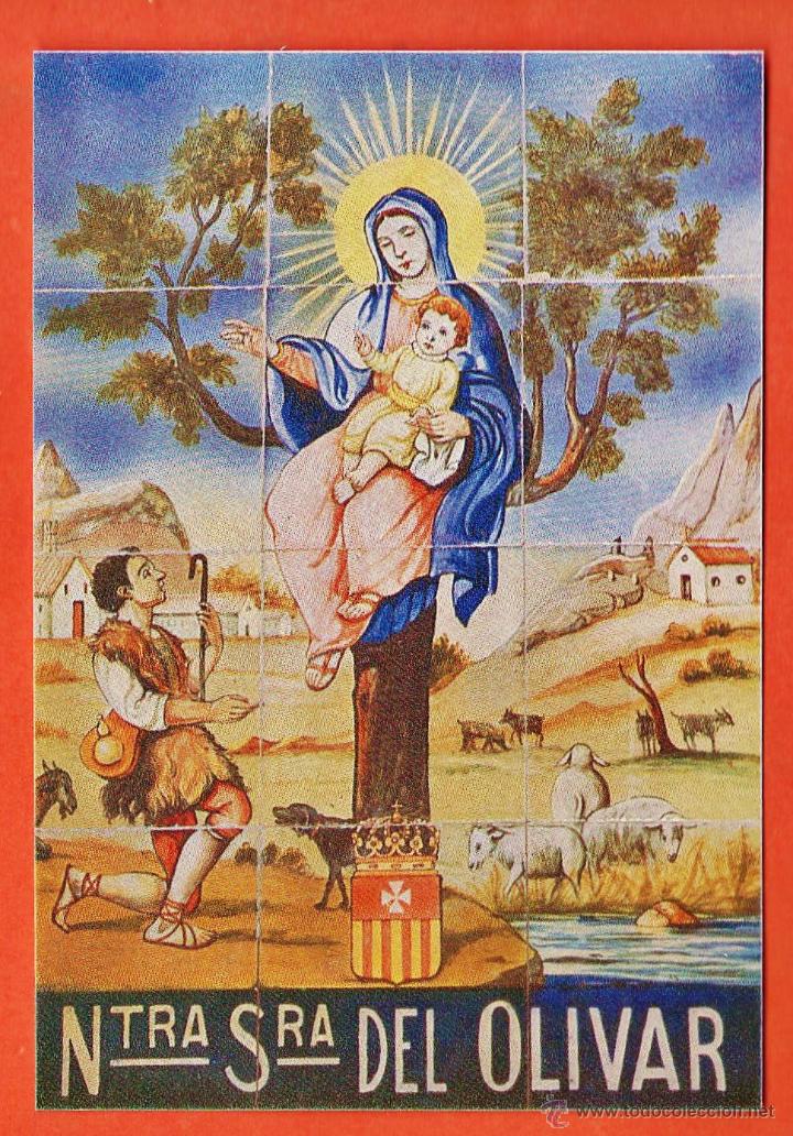 Postales: estampa - ntra. sra. del olivar - compa&ntilde;ia religiosa de los mercedarios - se desconocen mas datos