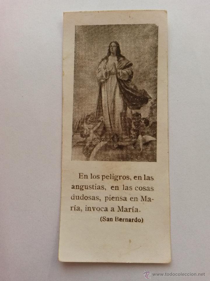 Postales: Estampa antigua ,virgen maria