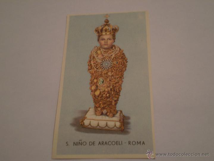 Postales: ESTAMPA ORACION AL NI&Ntilde;O JESUS DE ARACOELI.A&Ntilde;OS 30.