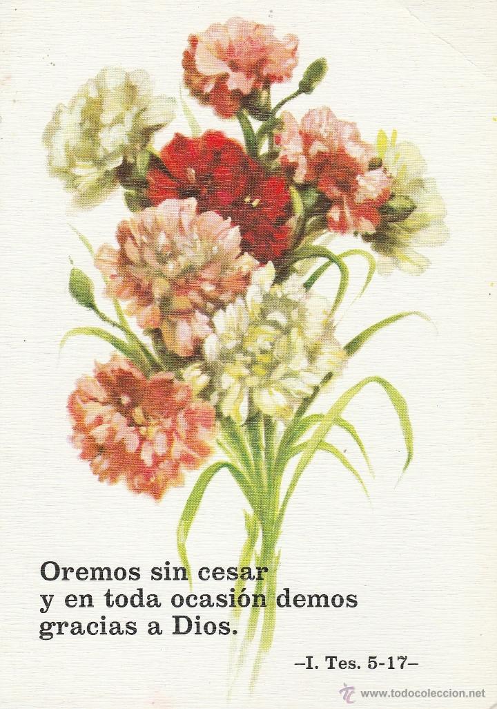 Cartoline: N&ordm; 19707 POSTAL FLORES ORACION