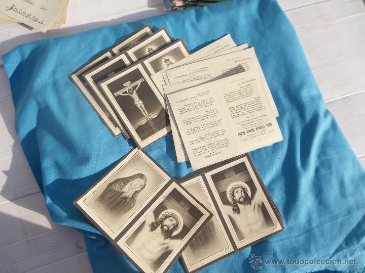 Postales: LOTE RECORDATORIOS MUY ANTIGUOS - Foto 2