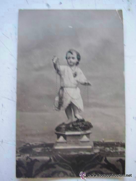 Postales: POSTAL DE UNA IMAGEN DE NI&Ntilde;O JESUS, A&Ntilde;OS 20.