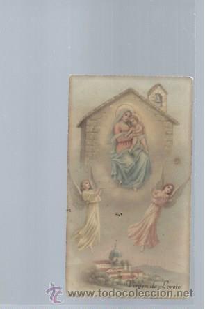 Postales: TARJETA RELIGIOSA VIRGEN DE LORETO - Foto 1