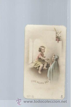 Postais: TARJETA RELIGIOSA UN &Aacute;NGEL DA LA COMUNI&Oacute;N A UNA NI&Ntilde;A, ECCE PANIS DEI