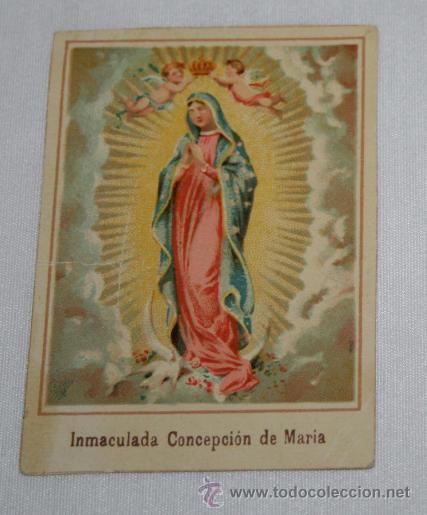 Postales: ESTAMPA ANTIGUA DE LA INMACULADA CONCEPCION DE MARIA