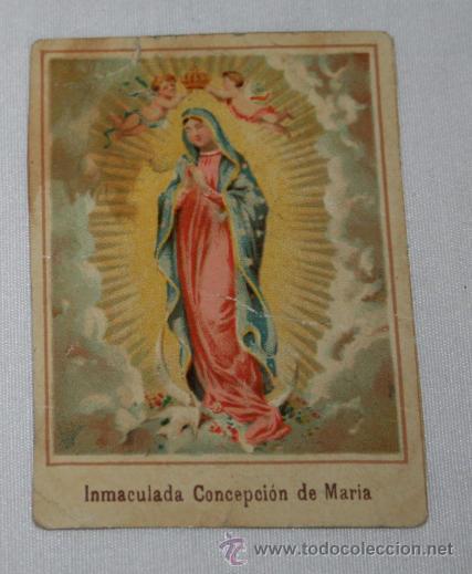 Postales: ESTAMPA ANTIGUA DE LA INMACULADA CONCEPCION DE MARIA - 2&ordf;