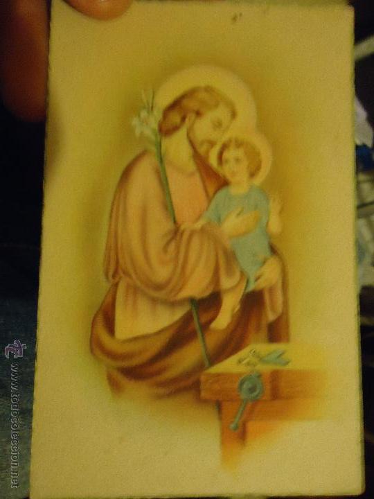 Postales: antigua cromo postal  - tarjeta postal - san jose y ni&ntilde;o jesus