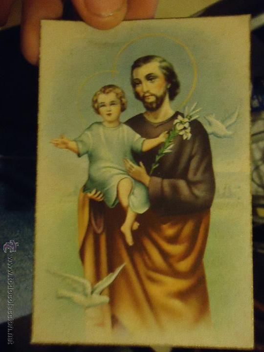 Postales: antigua cromo postal - tarjeta postal - san jose y ni&ntilde;o jesus