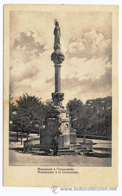 Postales: MONUMENTO &Aacute; LA IMMACULADA - MONUMENT A LINMACULADA. ??? - Foto 1
