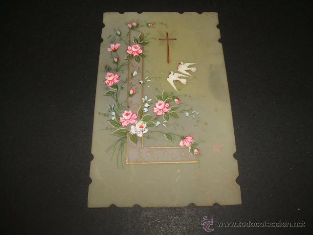 Postales: CRUZ ESTAMPA EN CELULOIDE PINTADA A MANO - Foto 1