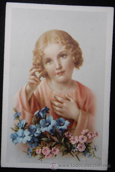 Postales: POSTAL DEL NI&Ntilde;O JESUS DE PRINCIPIOS DEL SIGLO XX