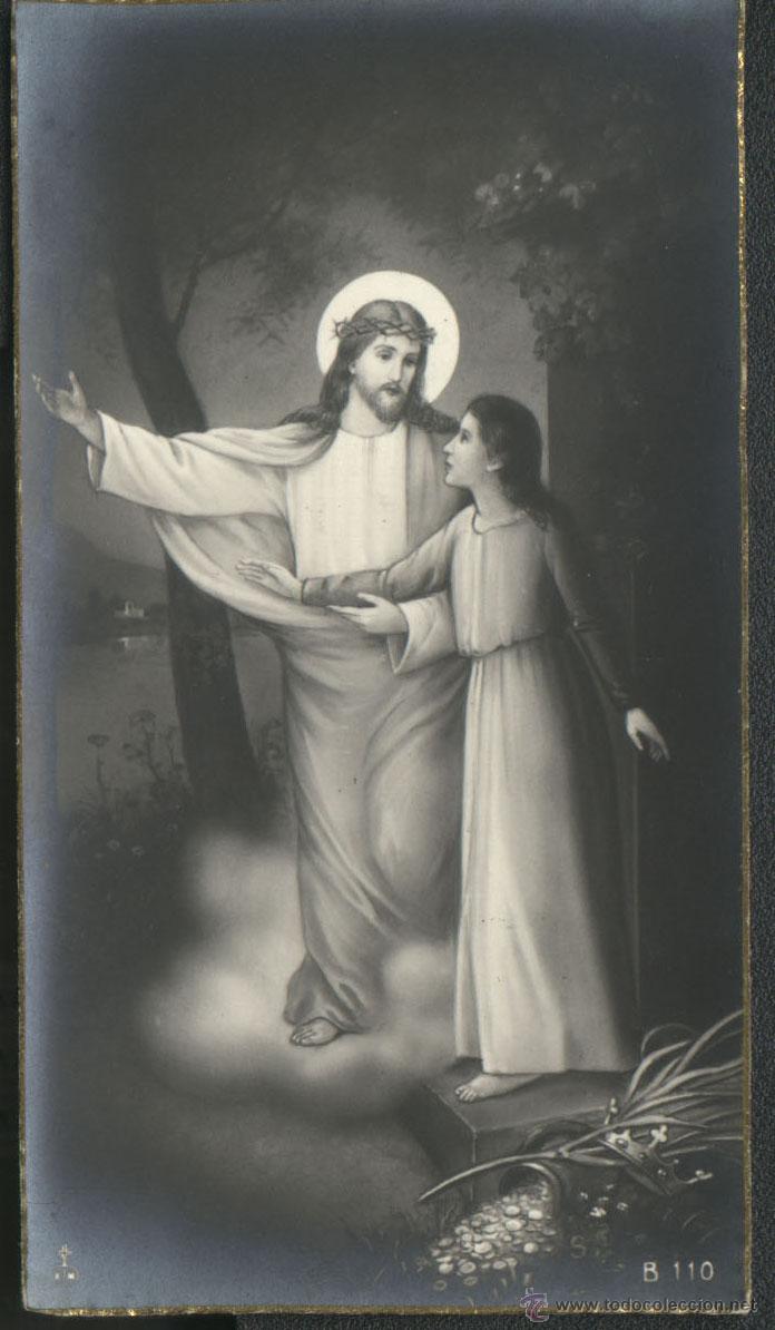 Postales: ESTAMPITA CON TEMA RELIGIOSO - Foto 1