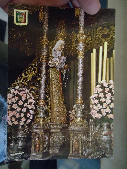 Postales: postal semana santa malaga - virgen de los dolores