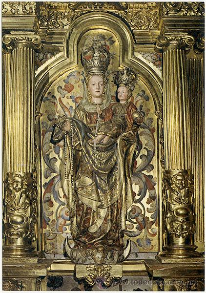 Postcards: Numero 3 - Monasterio de Santa Clara (Salamanca) Iglesia: Altar de la Virgen del Rosario. Siglo XVII