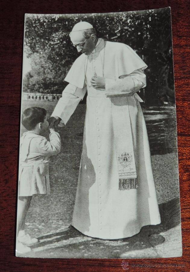 Cartes Postales: FOTOGRAFIA DEL PAPA PIO XII, TAMA&Ntilde;O POSTAL, EXCELENTE ESTADO
