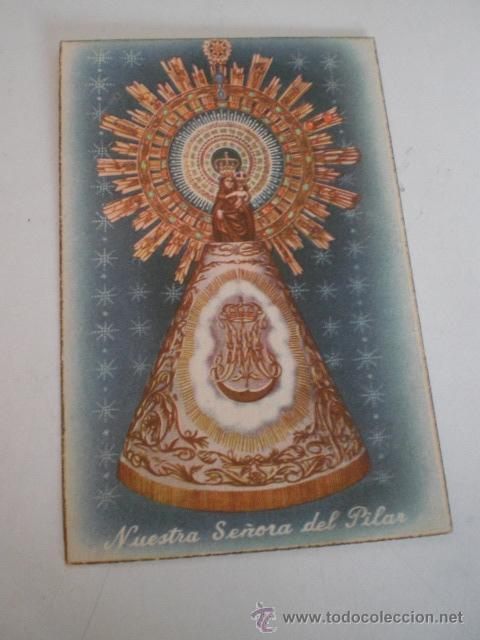 Postales: POSTAL ANTIGUA - VIRGEN DEL PILAR - 1960