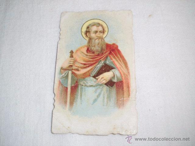 Postales: ESTAMPA RELIGIOSA SANTO - Foto 1