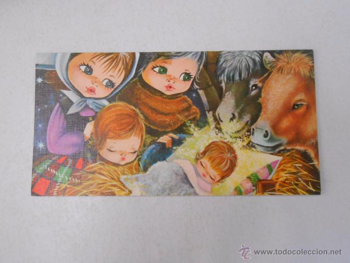 Postales: POSTAL FELICITACION NAVIDE&Ntilde;A. NI&Ntilde;OS CON EL NI&Ntilde;O JESUS. TDKP5
