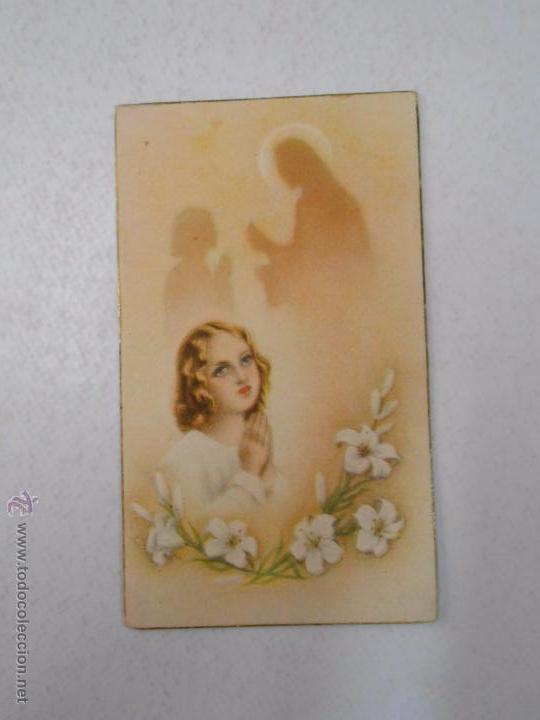 Postais: RECORDATORIO PRIMERA COMUNION 19 DE ABRIL DE 1942. PARROQUIA SANTA MARIA MAGDALENA. TDKP5