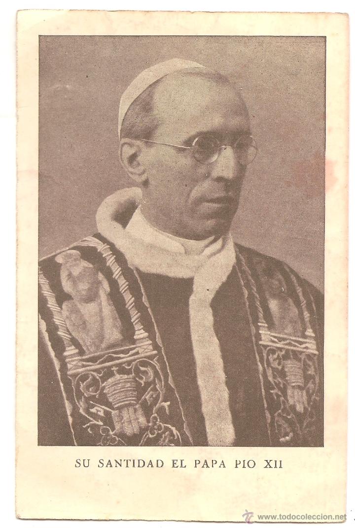Postales: Postal del Papa P&iacute;o XII