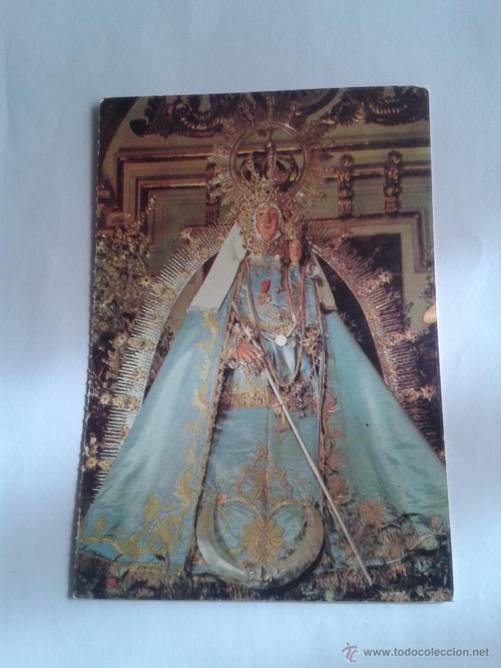 Postais: POSTAL CON IMAGEN DE NUESTRA SE&Ntilde;ORA DE CORTES, ALCARAZ, CON MAYOS ESCRITOS A LA VUELTA