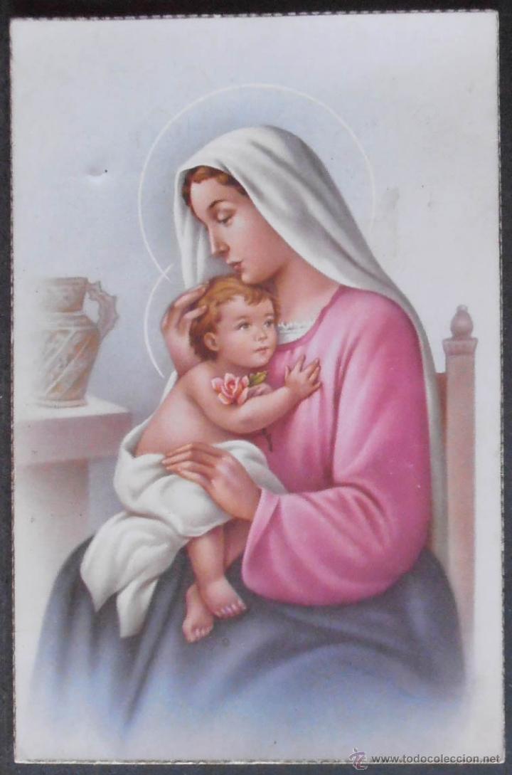 Postales: POSTAL,NI&Ntilde;O JESUS Y VIRGEN MARIA,(38224),CONSERVACION,VER FOTOS
