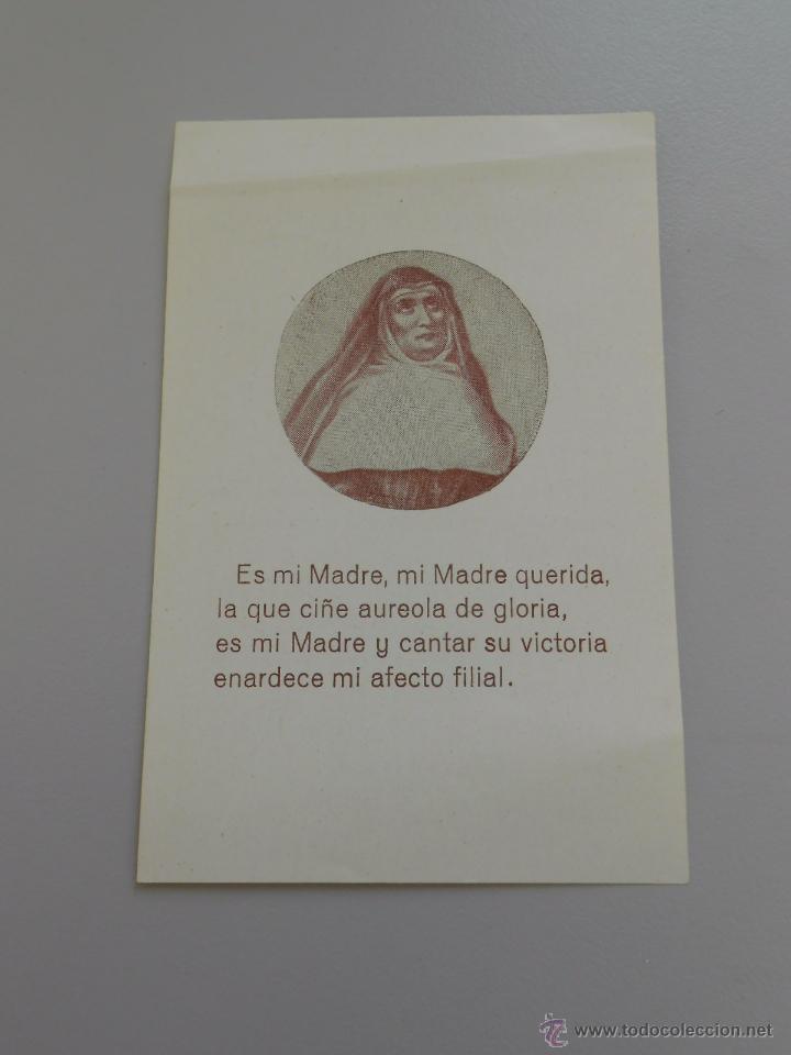 Postales: ESTAMPA CONSEJOS DE SANTA JUANA DE LESTONNAC A SUS ALUMNAS. TDKP6