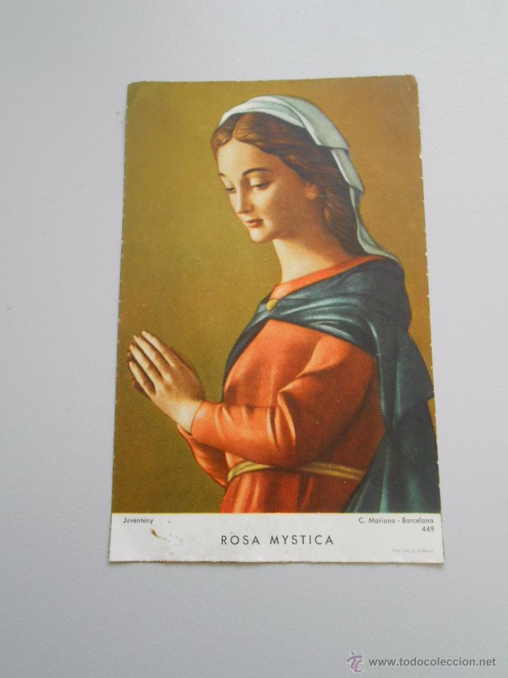 Postales: ESTAMPA ORACION ROSA MYSTICA. TDKP6