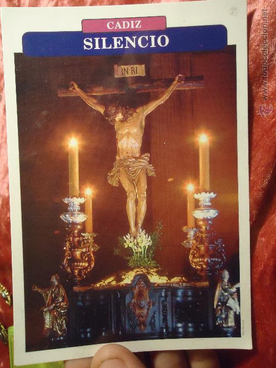 Postales: POSTAL SEMANA SANTA CADIZ - CRISTO DEL SILENCIO