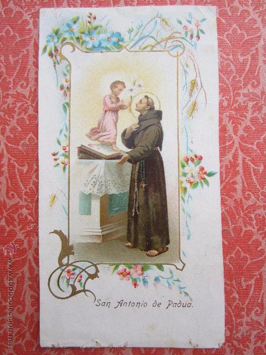 Postales: estampa , san antonio de padua