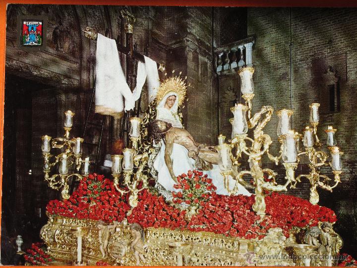 Postkarten: POSTAL - SEVILLA SANTISIMO CRISTO DE LA MISERICORDIA PIEDAD - SEMANA SANTA DOMINGUEZ - NO CIRCULADA