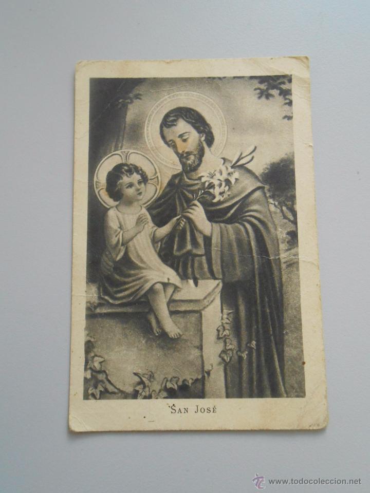 Postales: ANTIGUA POSTAL DE SAN JOSE Y NI&Ntilde;O JESUS. TDKP6