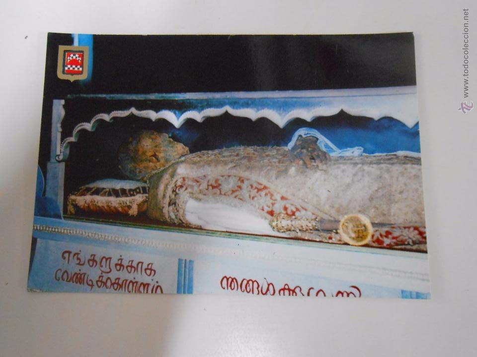 Postales: POSTAL CUERPO SAN FRANCISCO JAVIER EN GOA. INDIA. N&ordm; 12. TDKP6