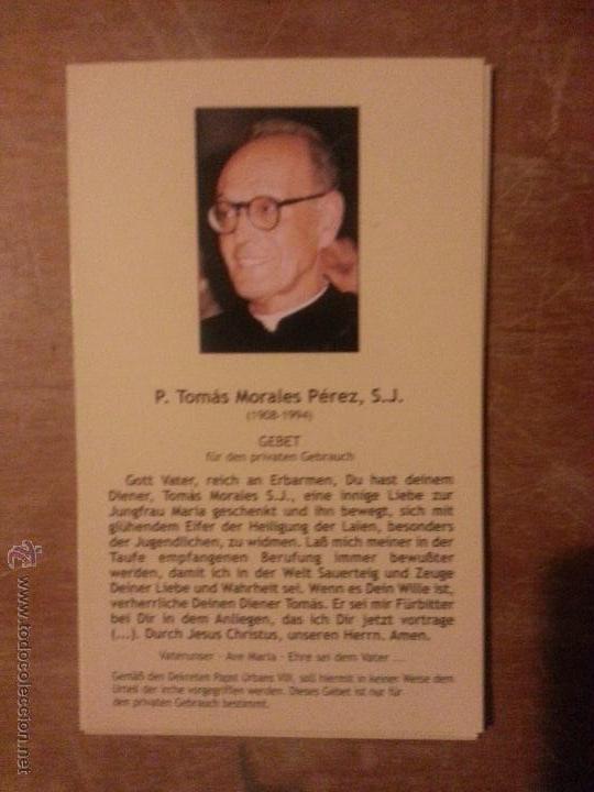 estampa religiosa padre tomas morales - Buy Religious postcards and in  memoriam cards on todocoleccion