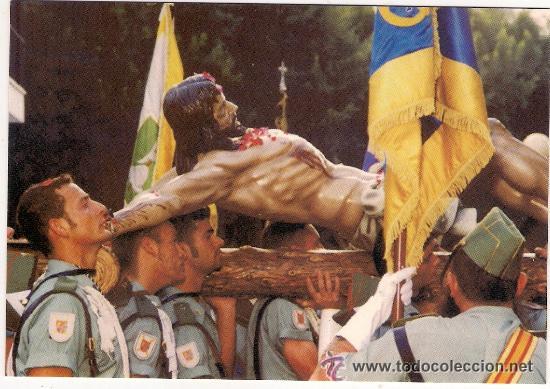 Postales: -37680 POSTAL SEMANA SANTA ALHAURIN DE LA TORRE, SANTISIMO CRISTO DE LA VERACRUZ, LEGION, MALAGA