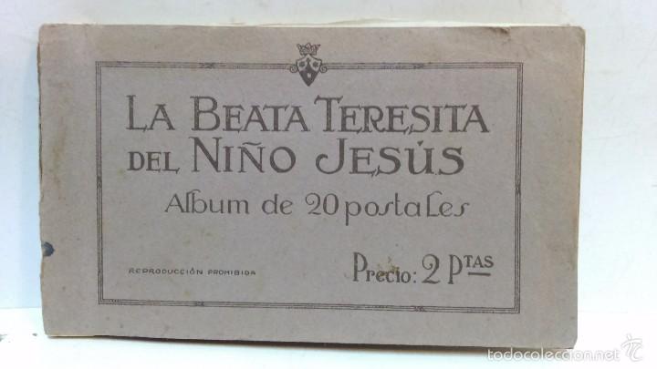 Postales: LA BEATA TERESITA DEL NI&Ntilde;O JESUS. ALBUM CON 15 POSTALES. VER