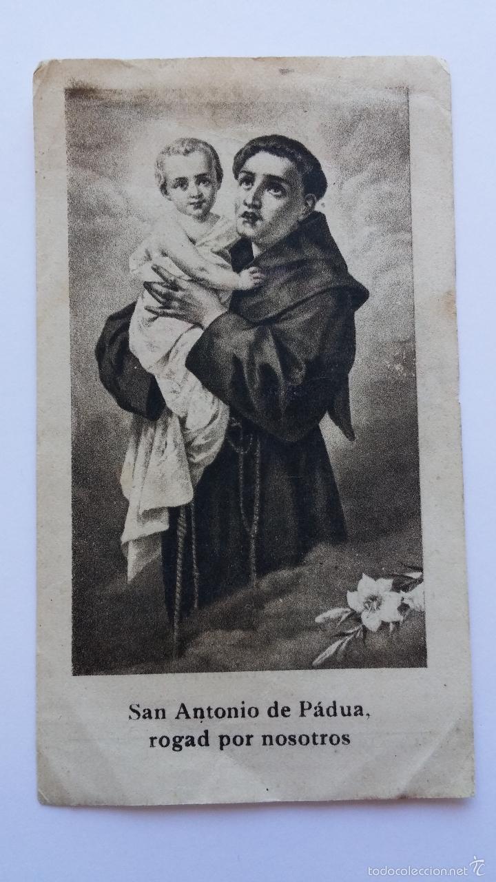 Postales: Estampa de san antonio de padua