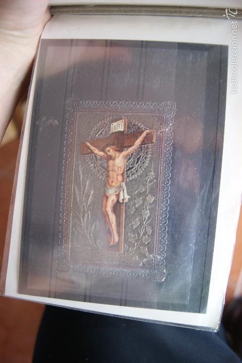 Postcards: ESTAMPA RELIGIOSA PUNTILLA SANTA CRISTO CRUCIFICADO