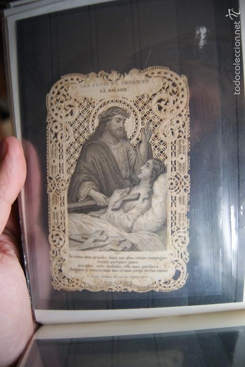 Postcards: ESTAMPA PUNTILLA RELIGIOSA L TURGIS LA MALADIE