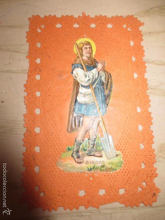 Cartoline: estampa puntilla san isidro  chocolates la espa&ntilde;ola