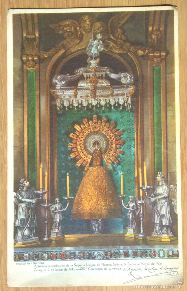 Postales: NUESTRA SE&Ntilde;ORA DEL PILAR - ZARAGOZA - Foto 1