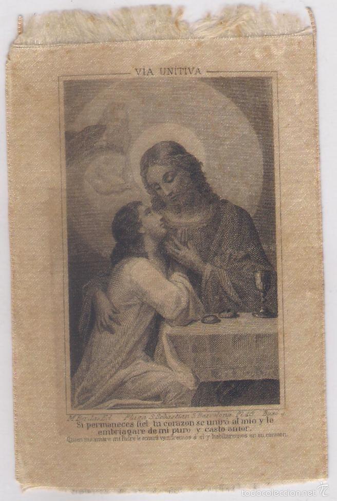 Postais: RECORDATORIO RELIGIOSO DE BODA A&Ntilde;O 1898 .